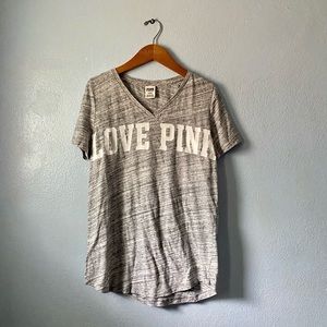 PINK Victoria’s Secret Gray T-shirt Women